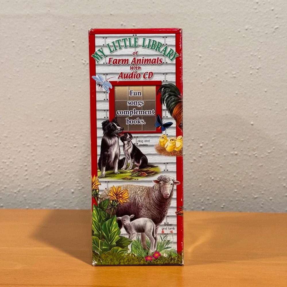 School Specialty Board Books Unisex OS Multi My Little Library Farm Animals 12pk
